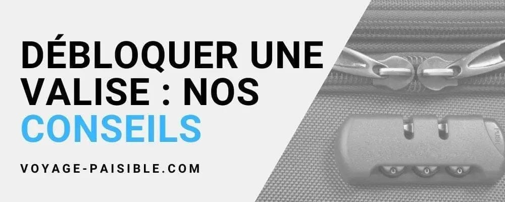 débloquer valise code