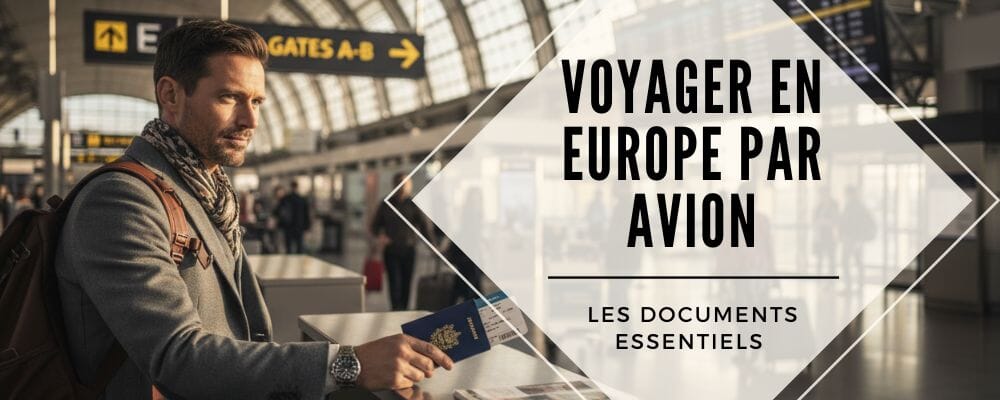 document voyage europe avion