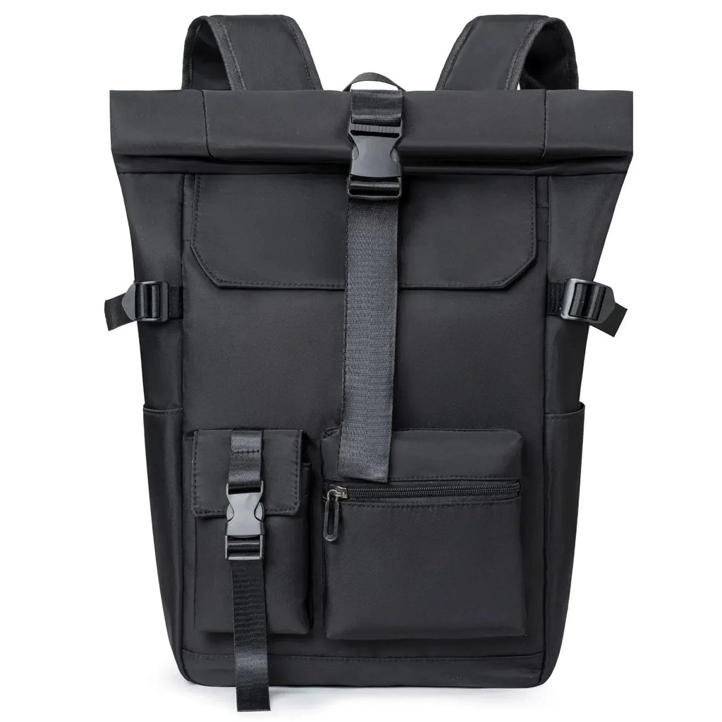 Sac a Dos Urbain a Fermeture Roulee noir