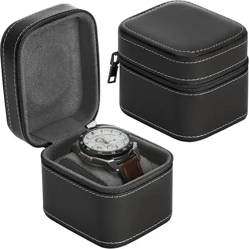 boite a montre de voyage noir
