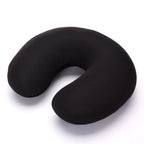 coussin de voyage microbilles noir