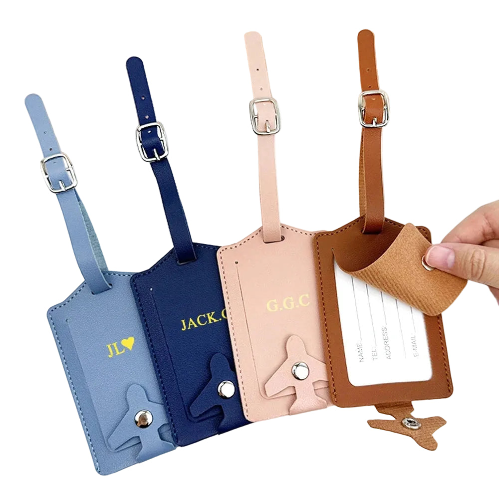 porte Etiquette Personnalisée pour Valise Avion