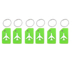 etiquettes de valises Avion Lot de 6