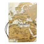 Housse Passeport Carte du Monde