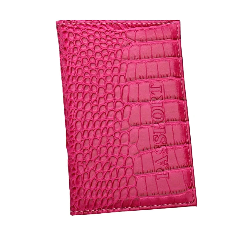 etui passeport croco luxe