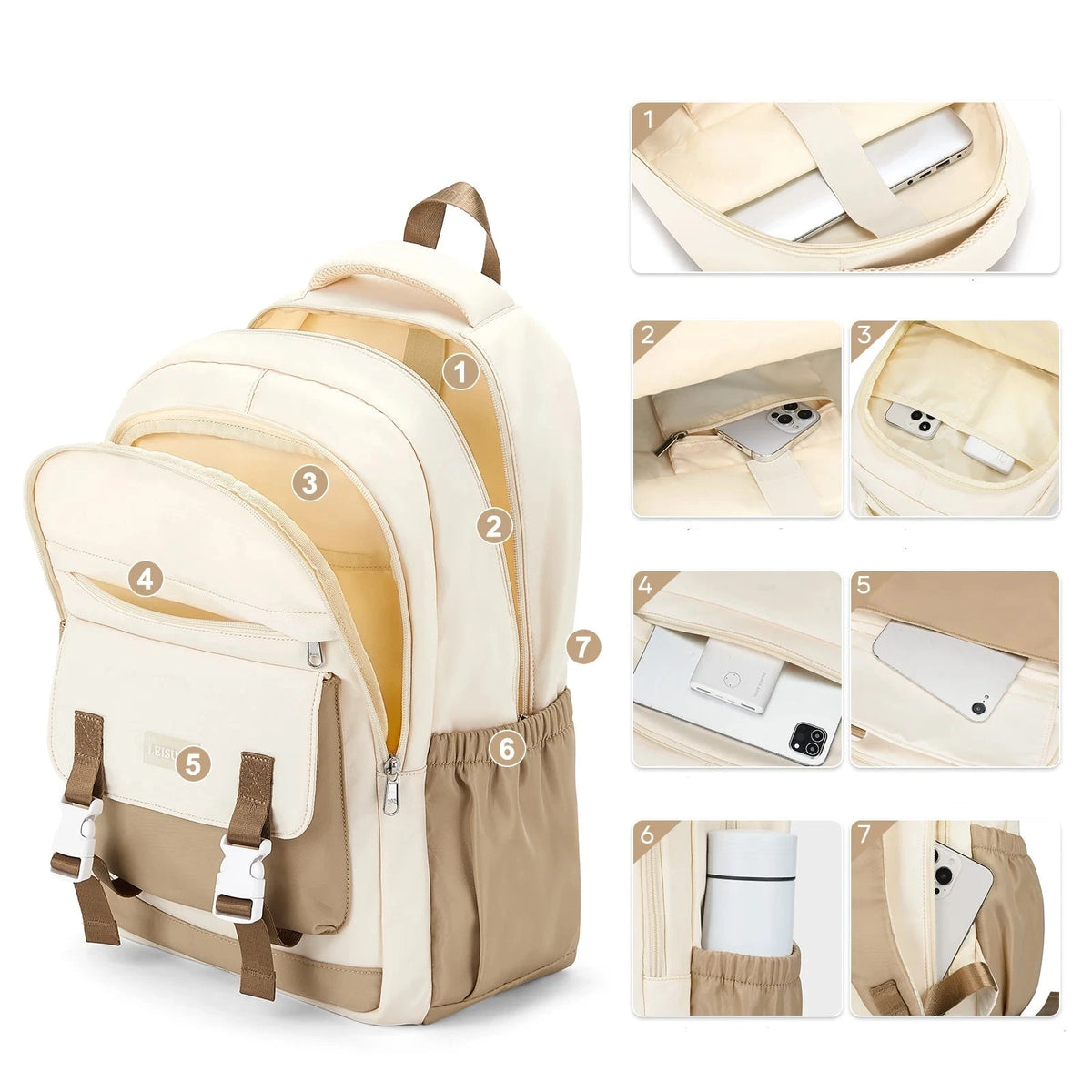 Grand Sac à Dos Femmes Ordinateur
