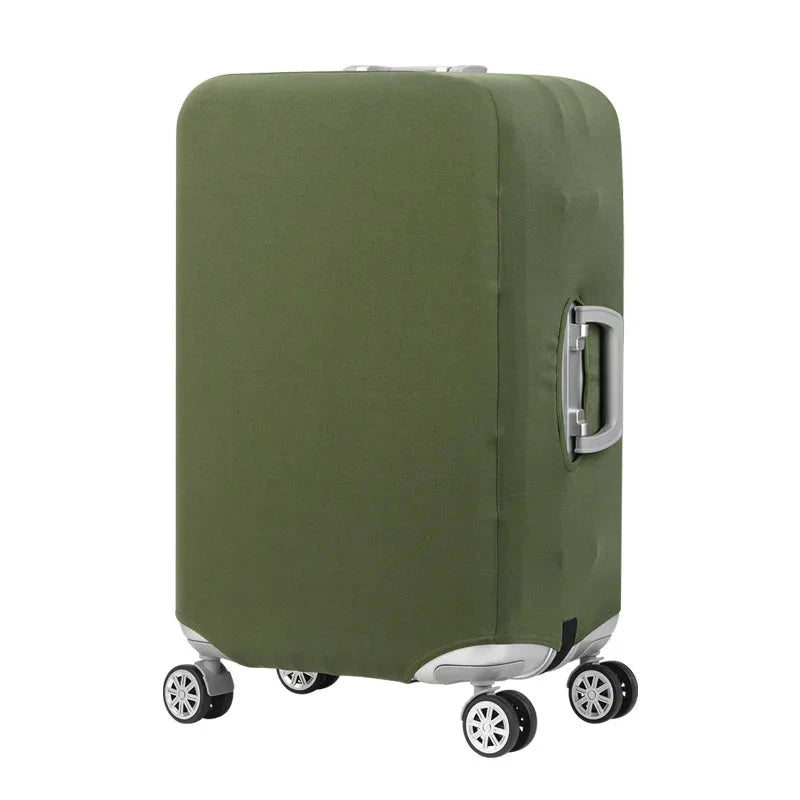 housse de valise verte