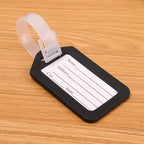 porte adresse bagages plastique