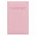 etui protège passeport rose