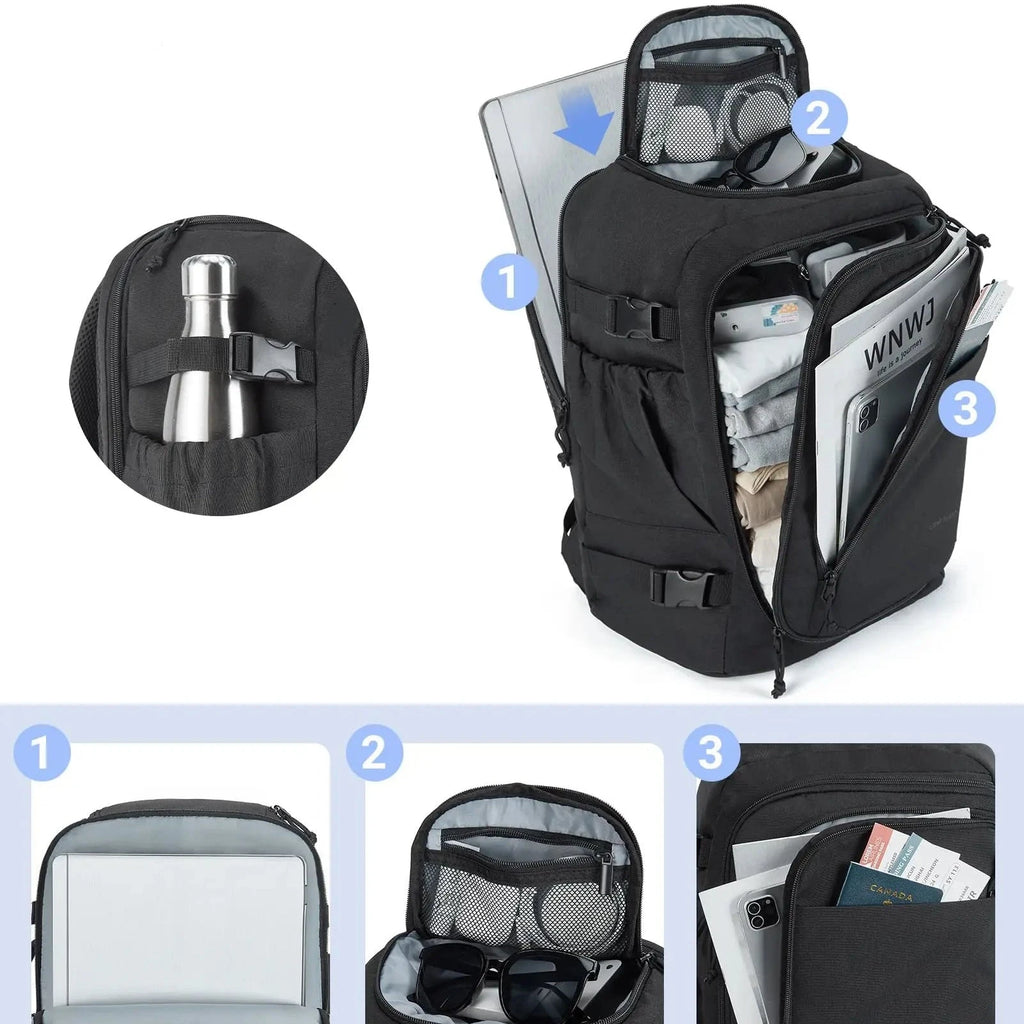 sac a dos 30 litres bagage cabine noir