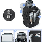 sac a dos 30 litres bagage cabine noir