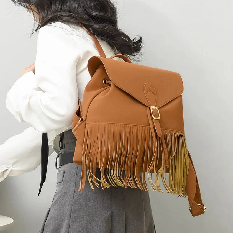 sac a dos a frange femme