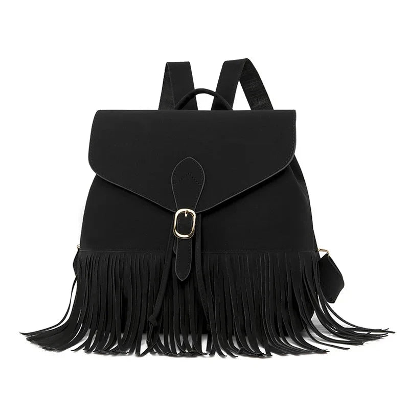 sac a dos a frange pour femme