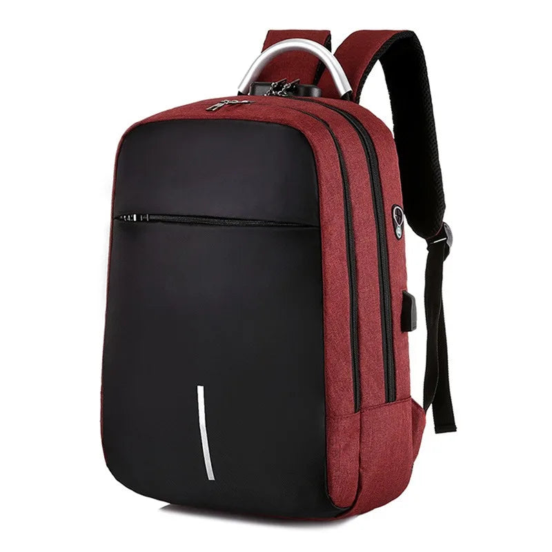 sac a dos avec code antivol rouge
