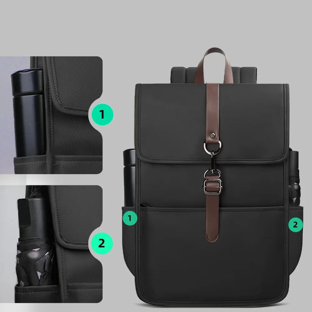 sac a dos bureau ordinateur noir
