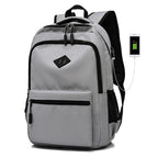 Sac à Dos Collégien 2 Compartiments gris