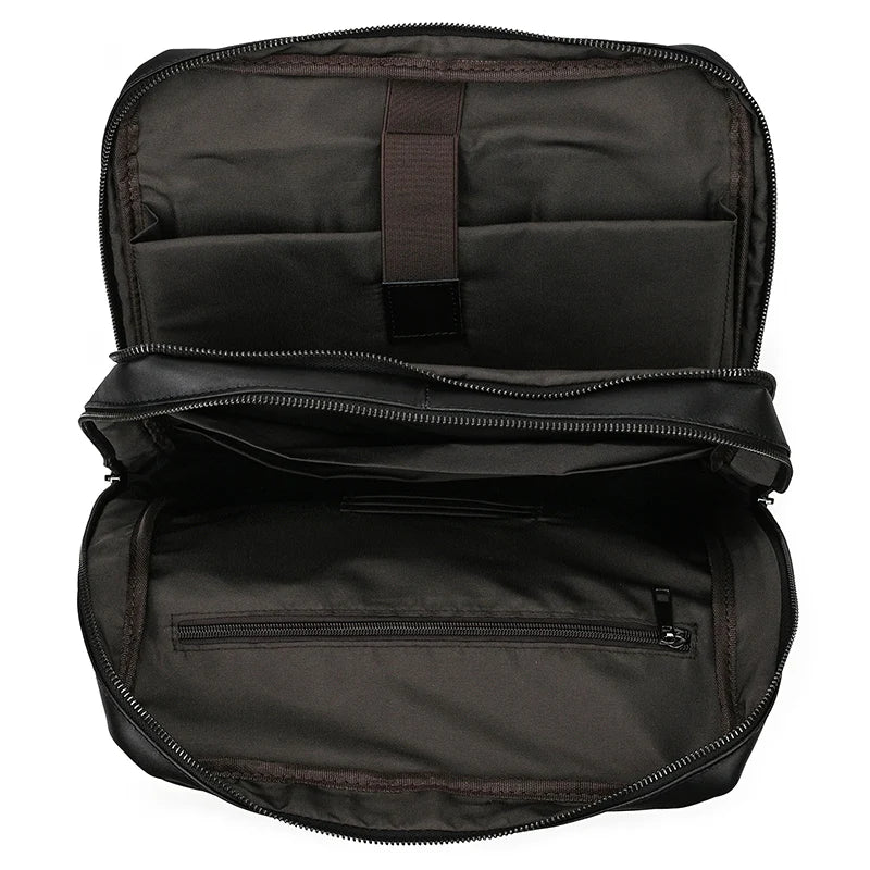 sac a dos homme noir cuir travail