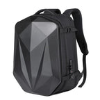 sac a dos grande capacité rigide avec code