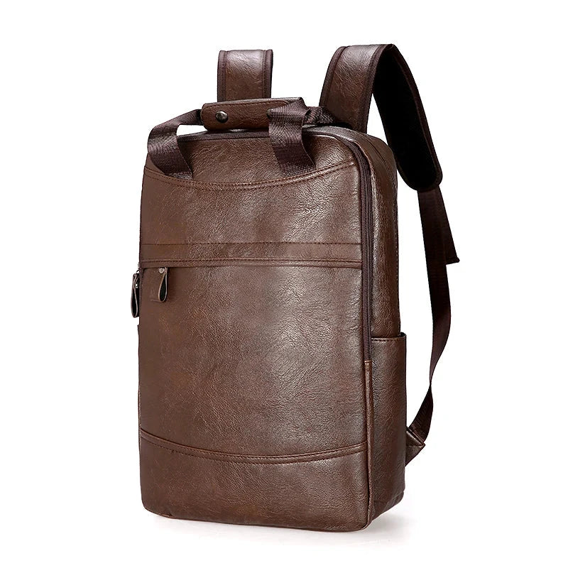 sac a dos retro vintage marron