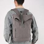 sac a dos roll top toile hommes