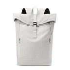 sac a dos roll top toile blanc