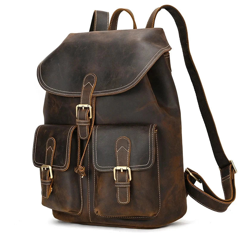 sac à dos vintage cuir