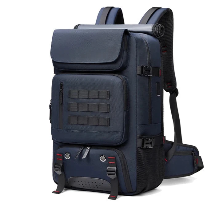 Sac à Dos Voyage Imperméable 50L bleu