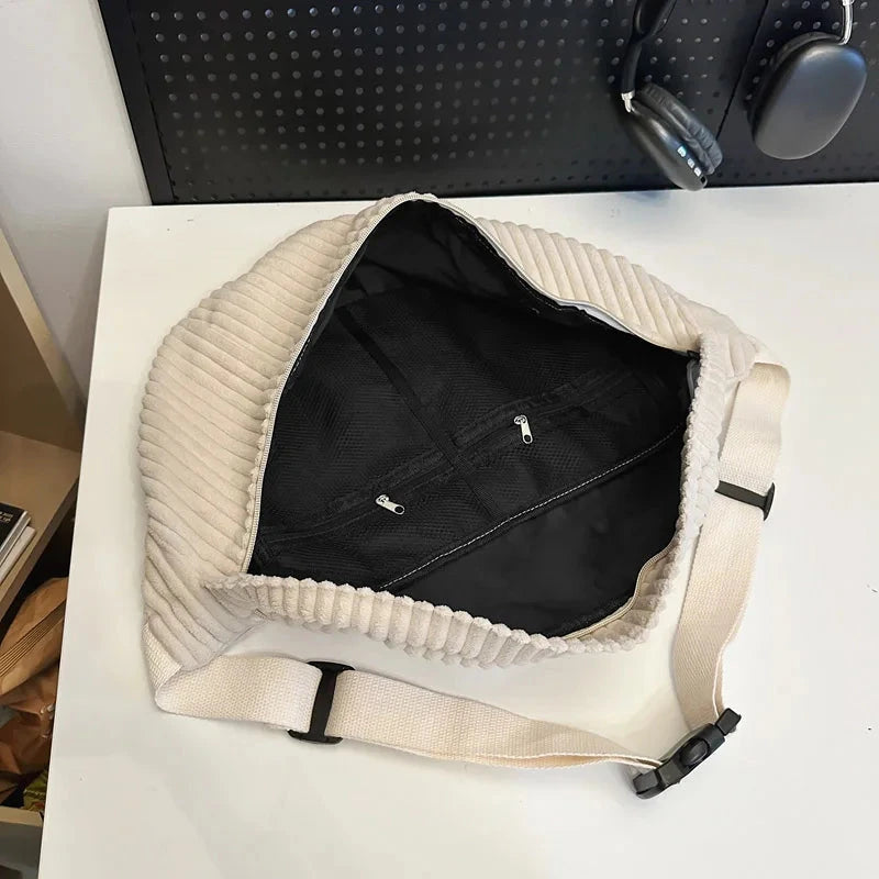 Sac Banane Homme Velour