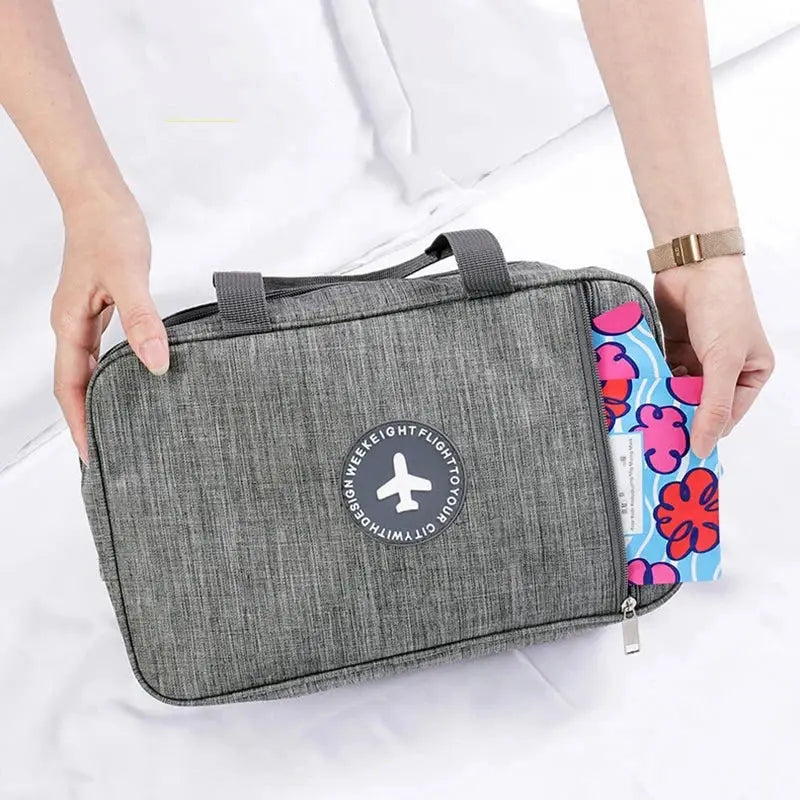 sac de toilette de voyage avion femme
