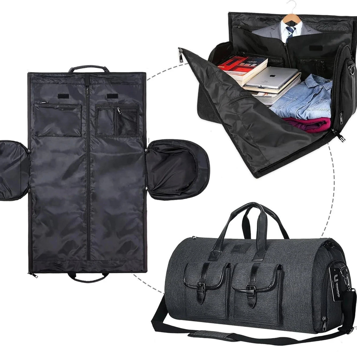 sac homme compartiment costume