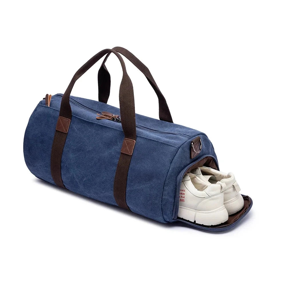 sac polochon vintage compartiment chaussure