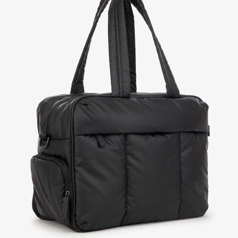 sac week end matelassé femme noir