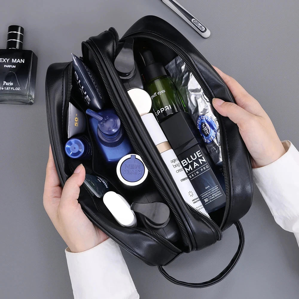 Trousse de Toilette Homme Double Compartiment