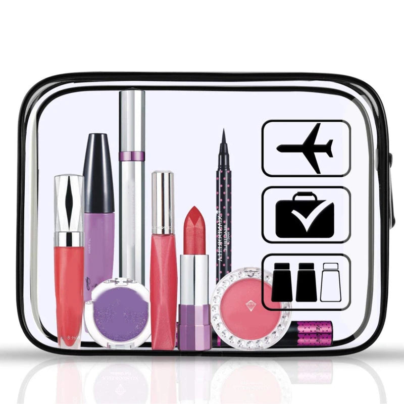 trousse transparente avion cabine