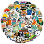 autocollant valise aventurier pack de 100