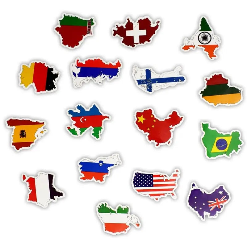 sticker valise voyage pays