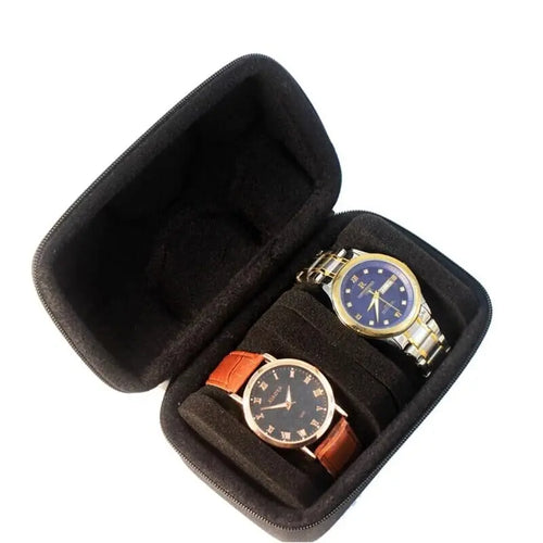 etui montres voyage 2 emplacements