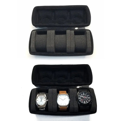 etui montre voyage 3 emplacements
