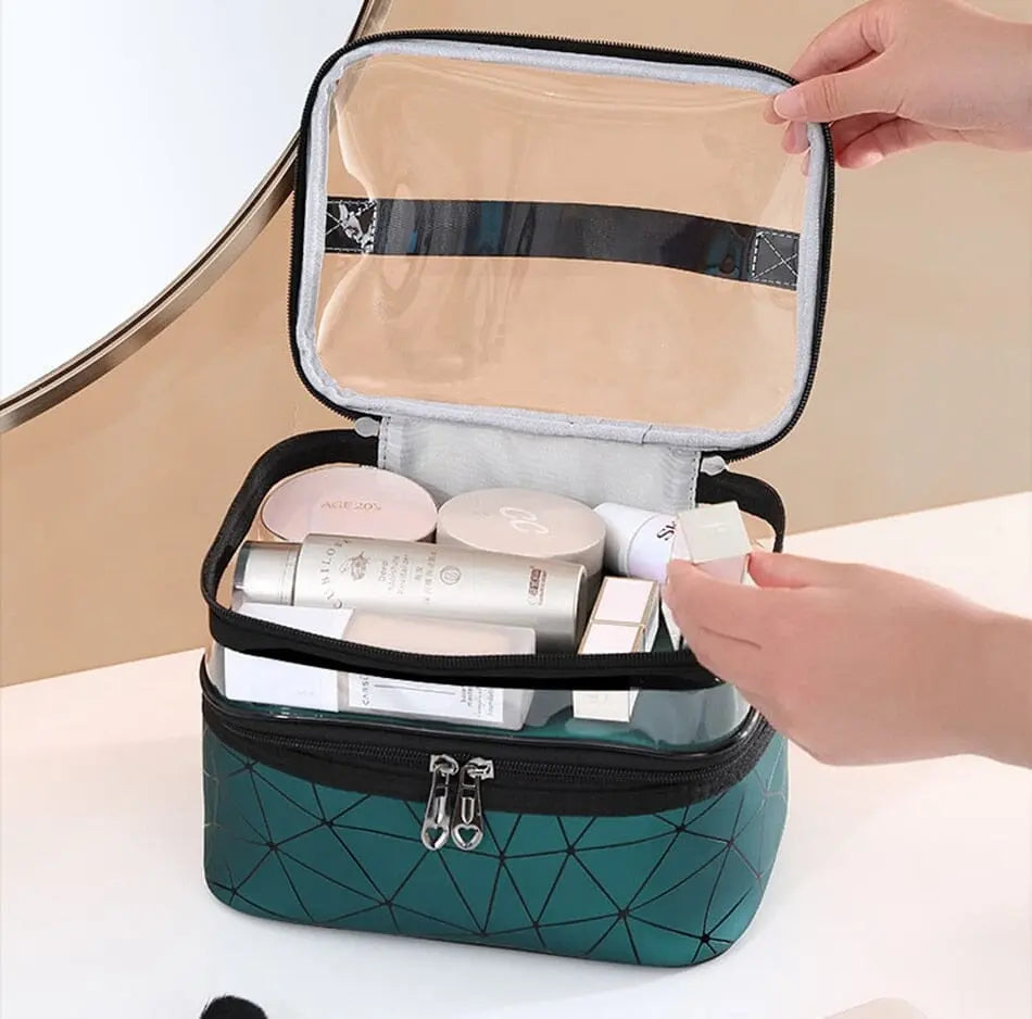 grand vanity de voyage femme maquillage toilette