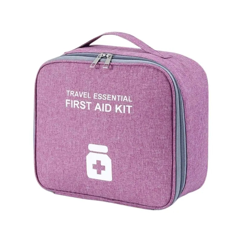 grande trousse pharmacie voyage vide travel essential violet