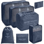 organisateur de voyage valise travel season 7 pochettes