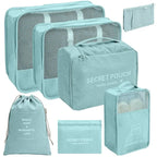 organisateurs de valise travel season 7 pochettes