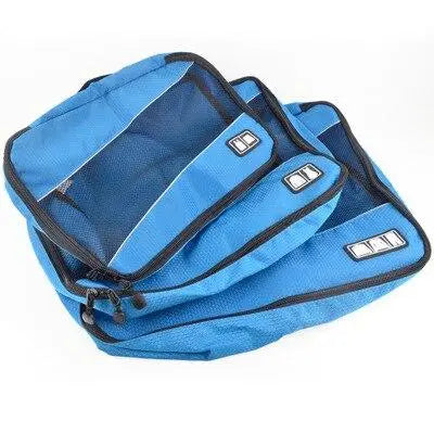 organisateur de valise travelbasics bleu ciel set 3