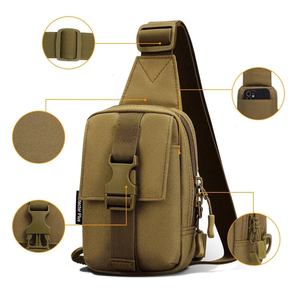 petit sac poitrine militaire pour homme