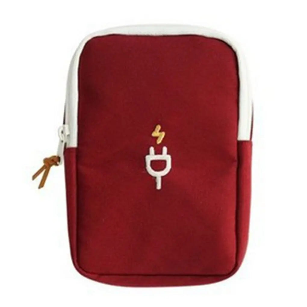 pochette voyage rangement câble chargeur