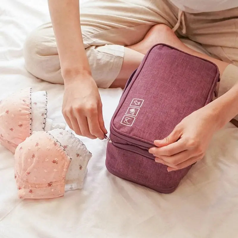 pochette voyage pour sous-vetement travelbasics