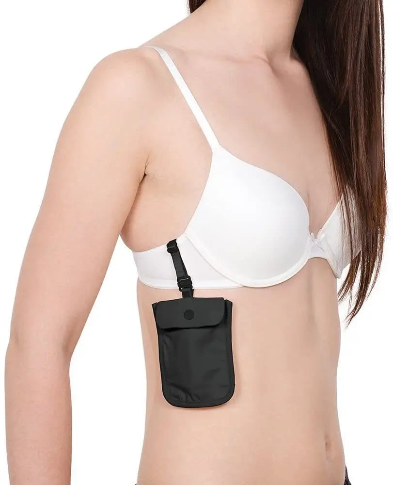 Pochette secrète pour soutien gorge noir