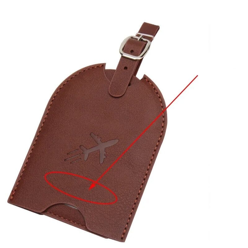 porte etiquette bagage personnalisable avion
