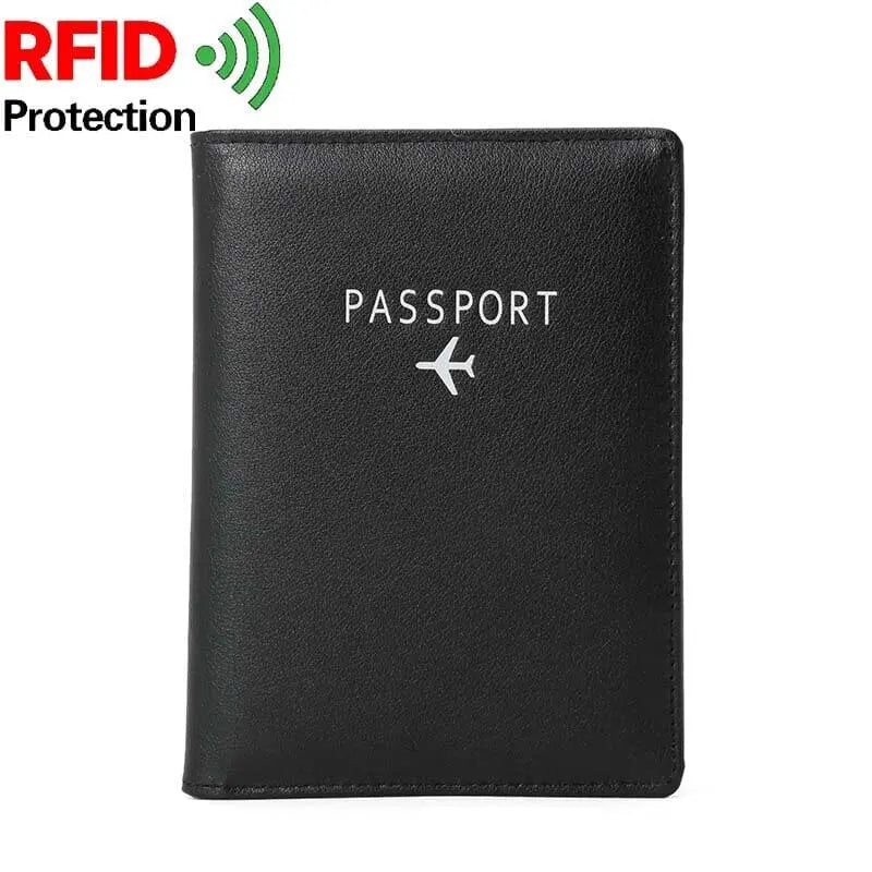 portefeuille pour passeport avion rfid