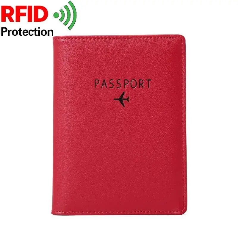 portefeuille passeport de voyage avion rfid